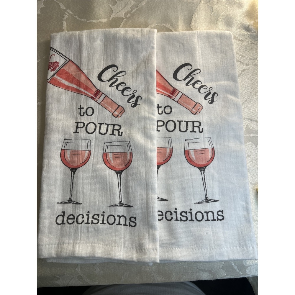 CUISINART 2 Piece Kitchen‎ Towel Assortment 16" x 28"  100% Cotton [Your Choice]